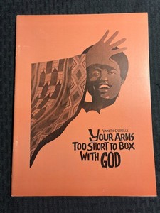 1975 Vinnette Carroll's YOUR ARMS TOO SHORT TO BOX WITH GOD Program FN+ 6.5