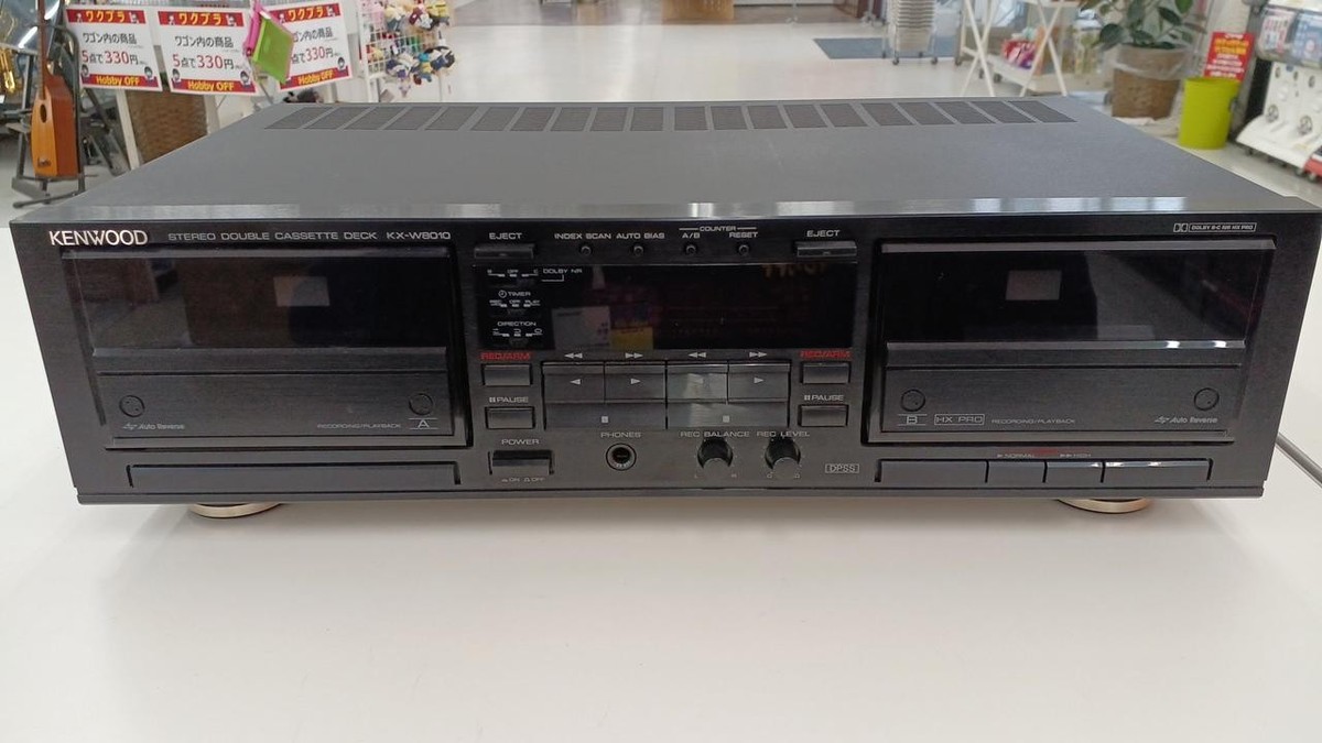 Kenwood KX-W8010 Double Cassette Deck Used Tested Japan | eBay