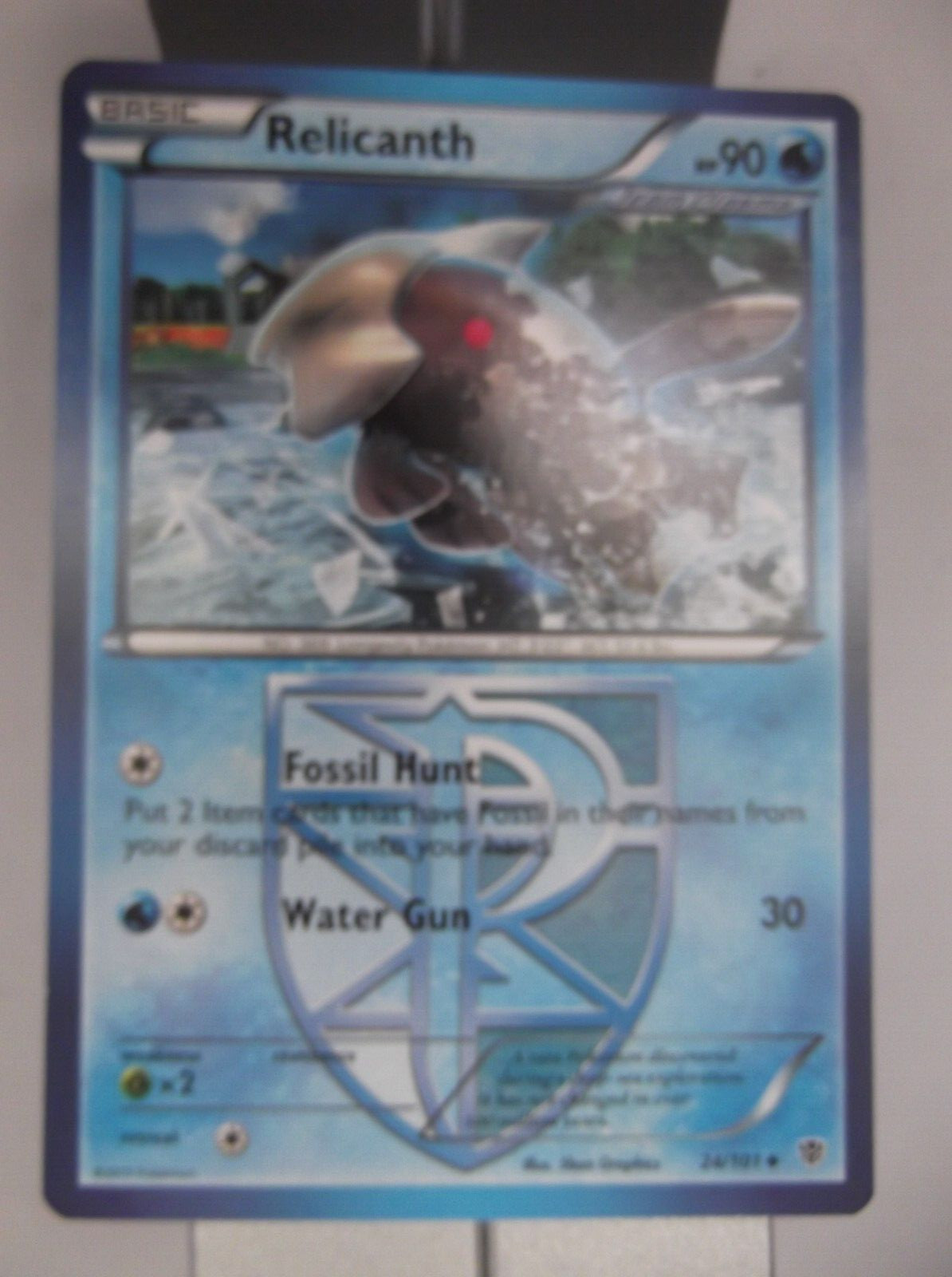 073PK024- Relicanth- 24/ 101 - Plasma Blast - Uncommon *