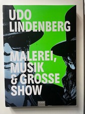 UDO LINDENBERG - PODPISANY wraz z rysunkiem - katalog malarstwa, muzyki i dużych pokazów