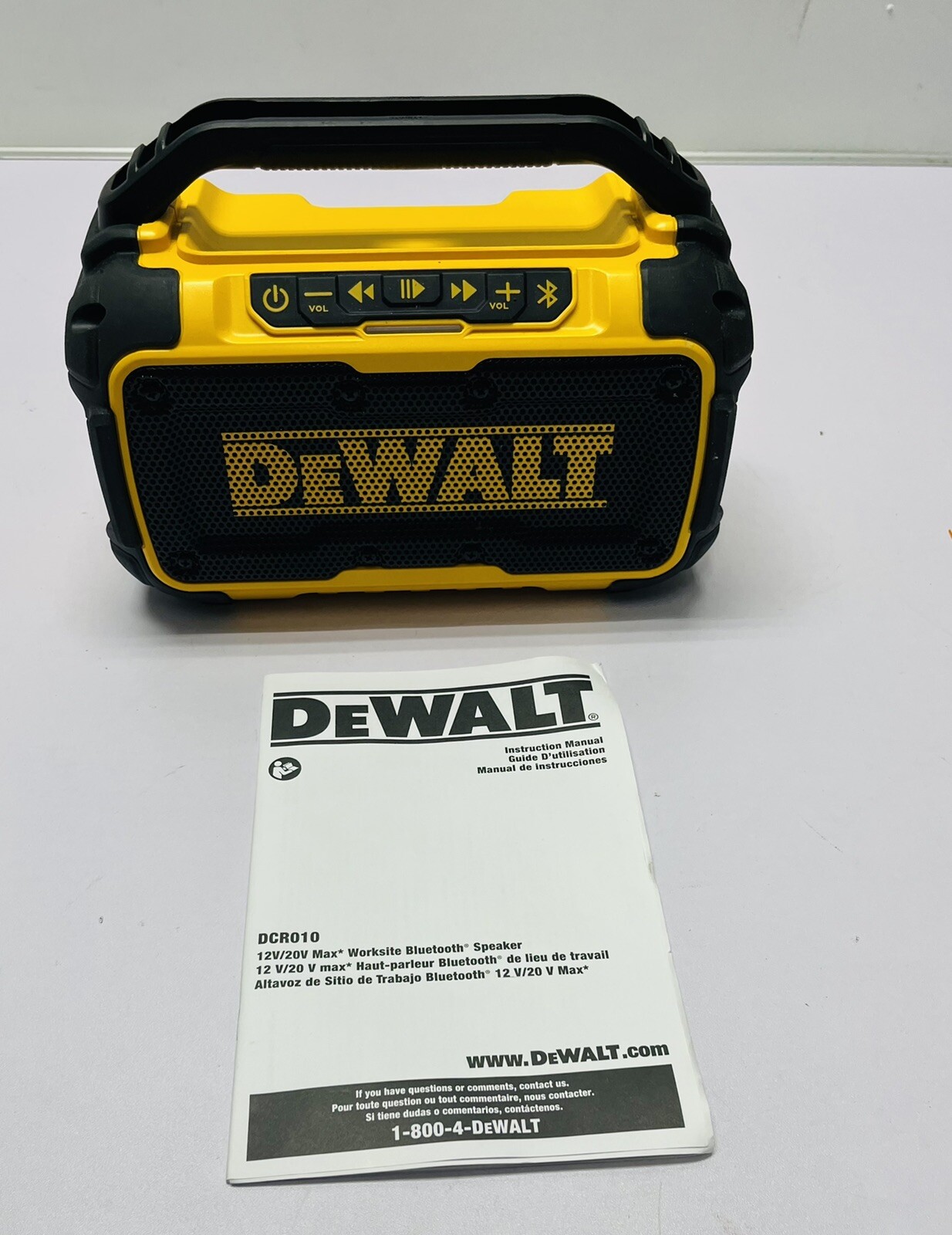 Cordless Jobsite Bluetooth Speaker 