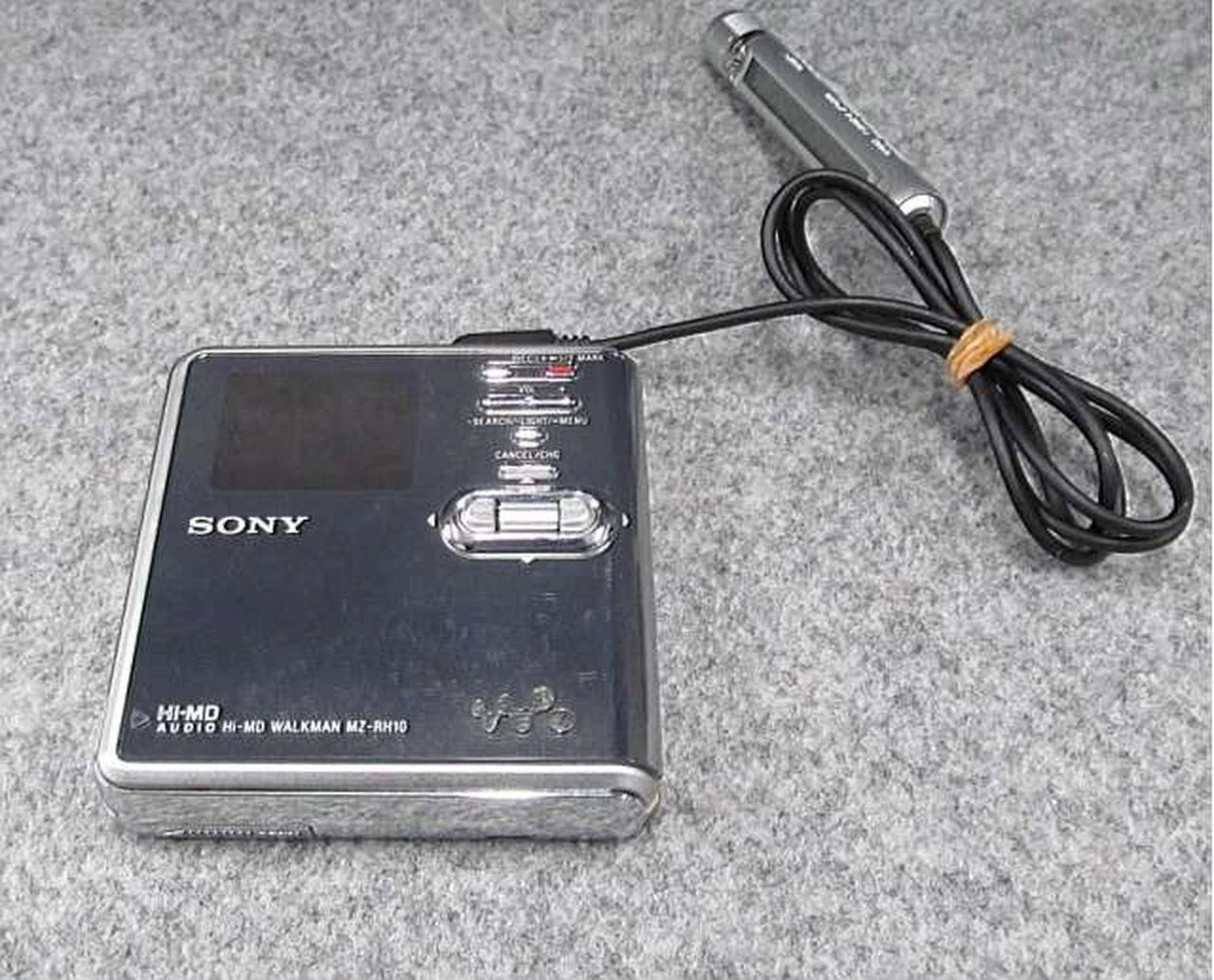 Sony HI-MD Walkman MZ-RH10 Minidisc MD Linear PCM MP3 Portable Player#756