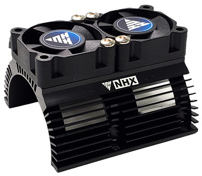 NHX RC V2 Heatsink WTwin High Speed Tornado 28000 RPM Cooling Fan1/8 MotorBlack