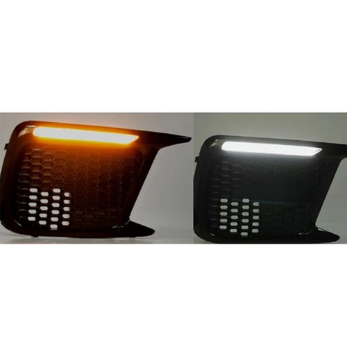Daytime Running Light Turn Signal Fog Lights Bezels For Subaru WRX STI 2018-2021 - Picture 9 of 10
