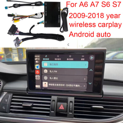 Wireless CarPlay Android Auto Video interface fits Audi MMI A6 C6 Q7 4L A8 4E