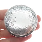 GORHAM 925 Sterling Silver Antique Art Deco Floral Pill / Snuff Box B2423