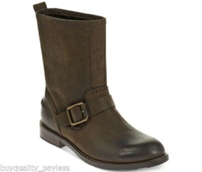 Sebago Coburn Harness Motorcycle Boots Pull On Men's 10.5 NEW IN BOX