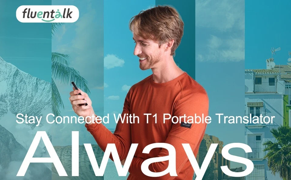 Fluentalk T1 Mini Translator Device - Supports 36 Languages - No WIFI Needed! - Image 4 of 4