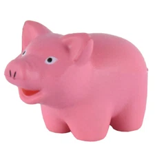 Stress Relief Squeezable Foam Pink Pig