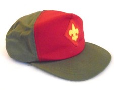 Boy Scouts of America Hat M / LG Baseball Cap Snapback Green Red Adjustable USA