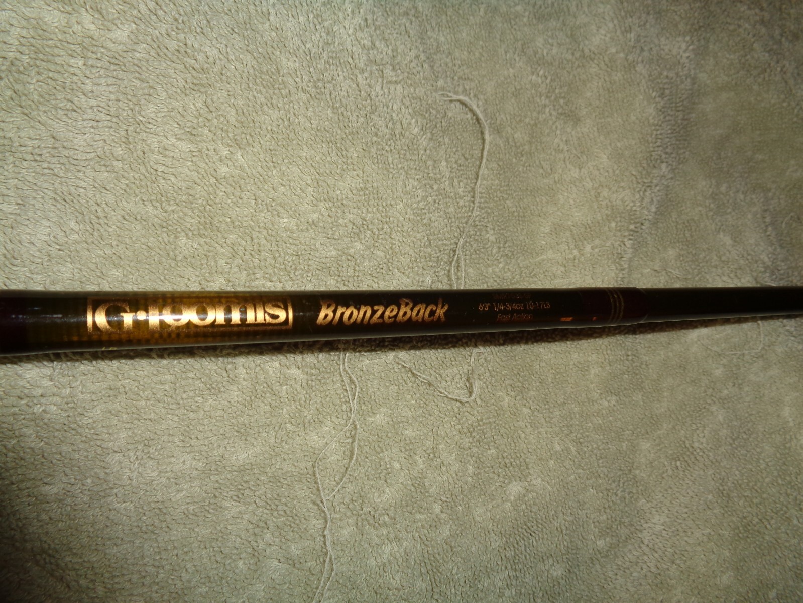 G. LOOMIS SMR753SSP BRONZEBACK 6'3" FAST ACTION 1 PIECE FISHING ROD