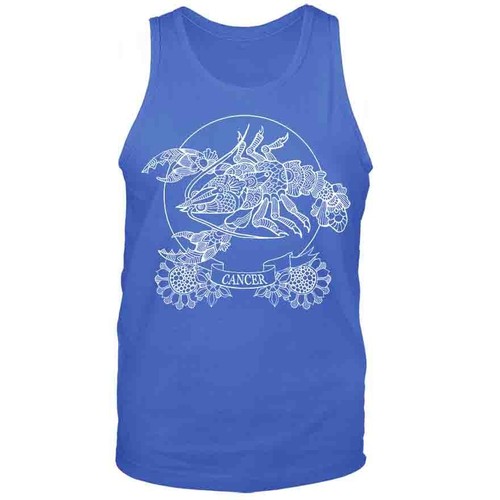 Camiseta sin mangas gráfica astrológica horóscopo signo zodiacal de cáncer - Imagen 6 de 6