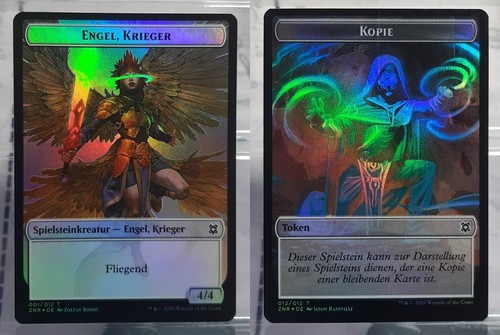 Magic - Angel Warrior / Copy - Foil/Token - Zendikars Erneuerung: Extras - EN/DE - Bild 4 von 6