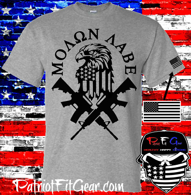 t-shirt,Molon Labe,Gun Rights,Eagle,We The People,Don't Tread On Me,2A,Flag,1A