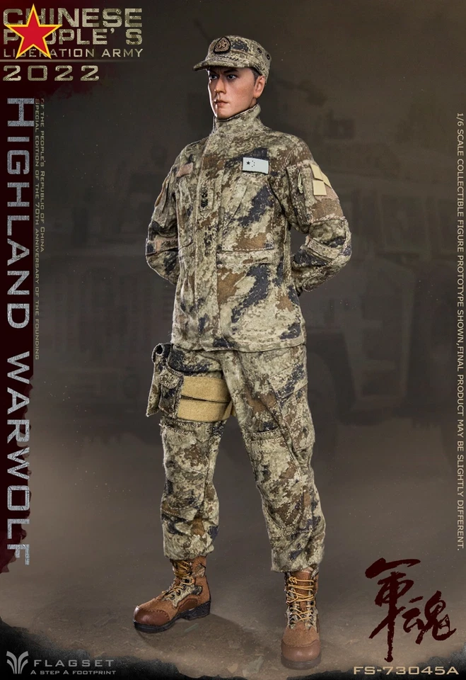 Флагсет FS73045A Highland Warwolf солдат Crucial Forces масштаб 1/6 - Изображение 2 из 4