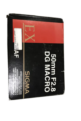 Sigma EX 50mm f/2.8 DG Macro Lens