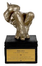 Bull Terrier Lettres Noires Sur La Boîte Art-Chien