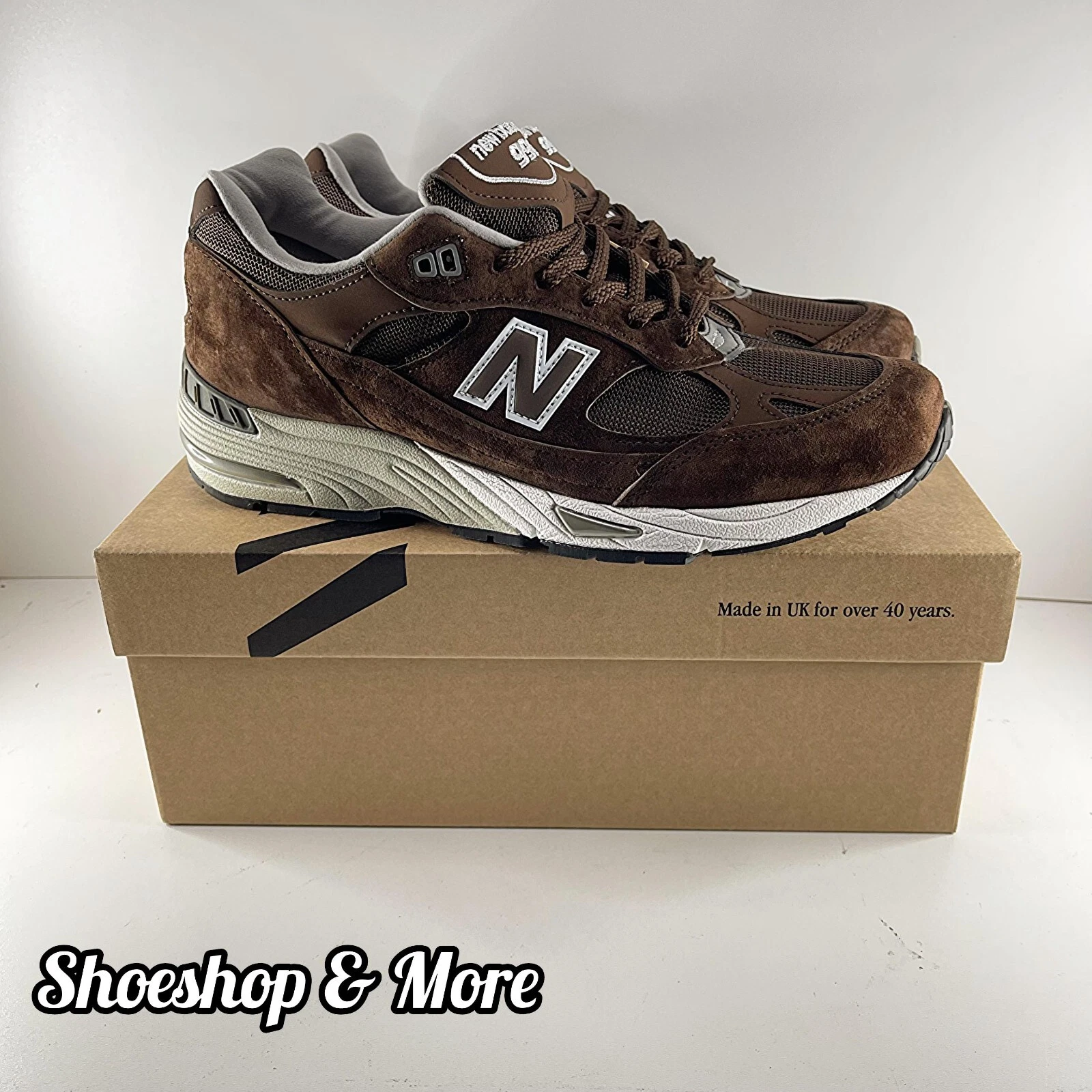 ✅ Nuovo con scatola New Balance M991BGW pelle scamosciata MADE IN UK 10 US 10 5 EU 44 5 marrone mocha 2
