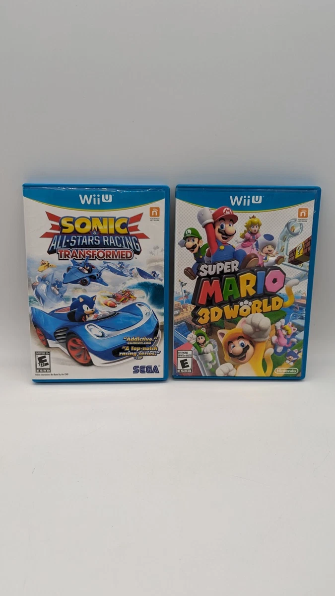 Wii U Bundle Sonic All Star Racing Transformed Super Mario 3D
