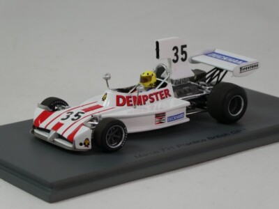 SPARK, MARCH 731 #35 Essais GP Angleterre 1974 Mike Wilds, échelle 1/43, SPAS