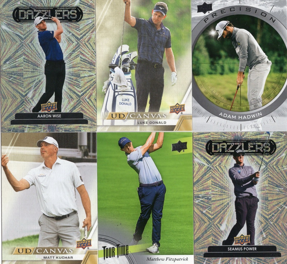 2024 Upper Deck Golf PGA Insert Cards - UD Canvas Dazzlers Precision - You Pick!