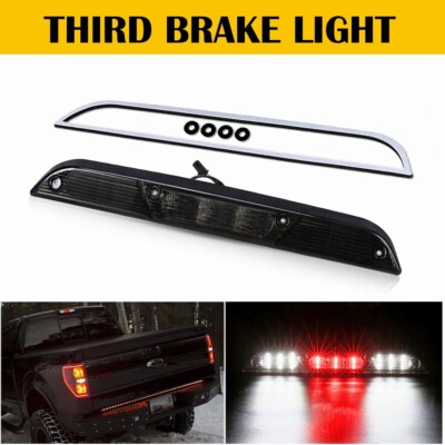 FOR 15-20 FORD F150/SUPER DUTY LED THIRD 3RD TAIL BRAKE LIGHT CARGO LAMP SMOKE