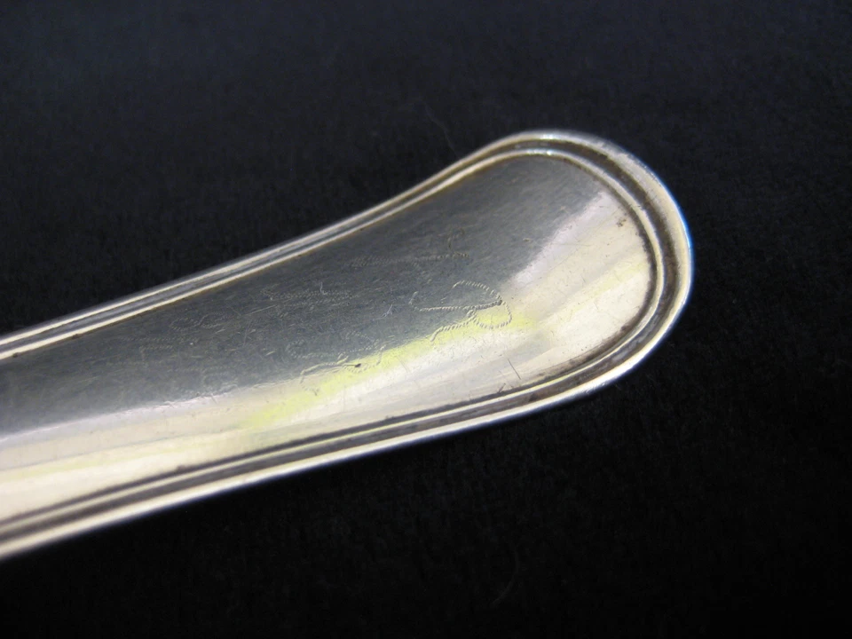 Antigua cuchara de mesa danesa de plata Jensen Dinamarca - plata 0,826, 8 1/4" de largo, 60 g Foto 2 de 4