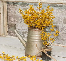 FALL Gold Gooseberry Cluster Bush Artificial Greenery Faux Flower Plant