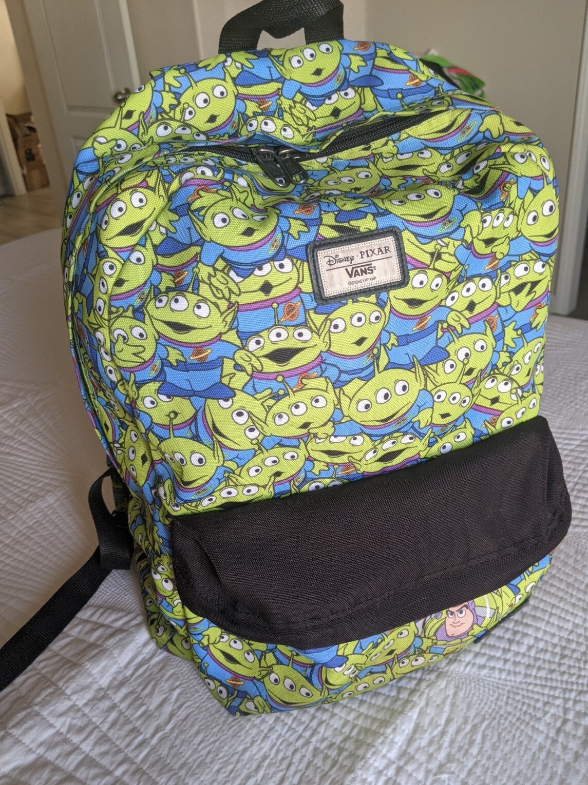Vans Toy Story Backpack Aliens with Hidden Buzz Light… Gem