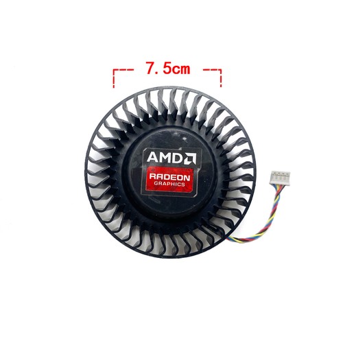 Ersatz Grafikkarte Lüfter Fan für AMD ATI Radeon HD3870 2900 Kühler Cooling Fan - Afbeelding 4 van 12