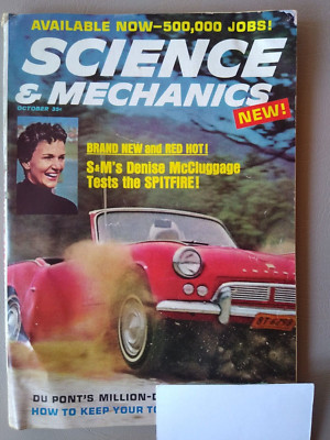 Science and Mechanics Magazine Car Repair Vintage Volume 34 No 10 October 1963