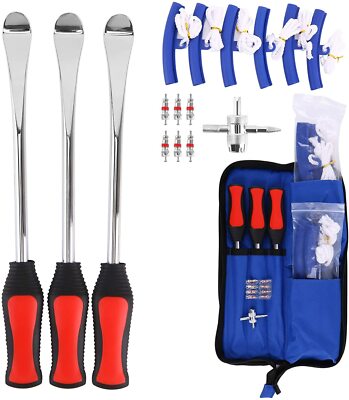 9X Motorcycle Tire Change Kit Tire Lever Tool Spoon Bicycle Dirt Bike Touring