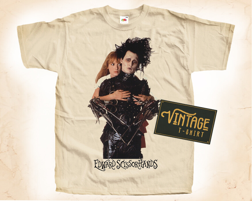 Edward Scissorhands V1 T SHIRT Tee Movie Poster Vintage