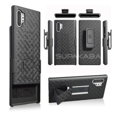 Samsung Galaxy Note 10 Plus 5G, Note 10 Strong Belt Clip Holster Slim Stand Case