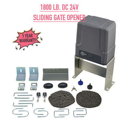 CO-Z Automatic Sliding Gate Opener w 170W DC Motor for 1800lb Home Security Gate