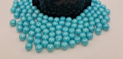 Bayside Candy 0.5'' small gumballs (Cotton Candy Shimmer Blue 0.5'', 1LB)
