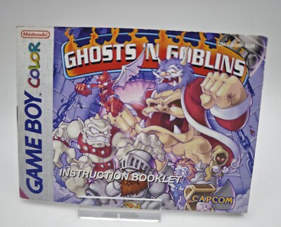 Nintendo Gameboy Color Anleitung Ghosts ´n Goblins