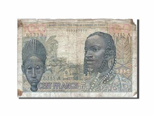 [#257868] Banknote, West African States, 100 Francs, 1961, 1961-03-20, VG(8-10)