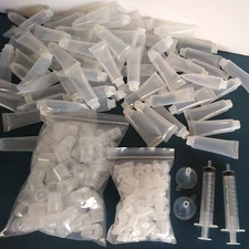 Empty Lipbalm Cosmetic Tubes Clear (80) 10 ML Refillable Plastic Containers 