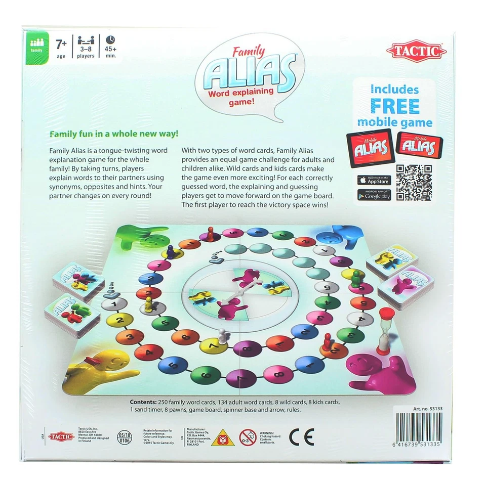 Семейный псевдоним объясняющая слово игра | для 3-8 игроков - Изображение 2 из 3