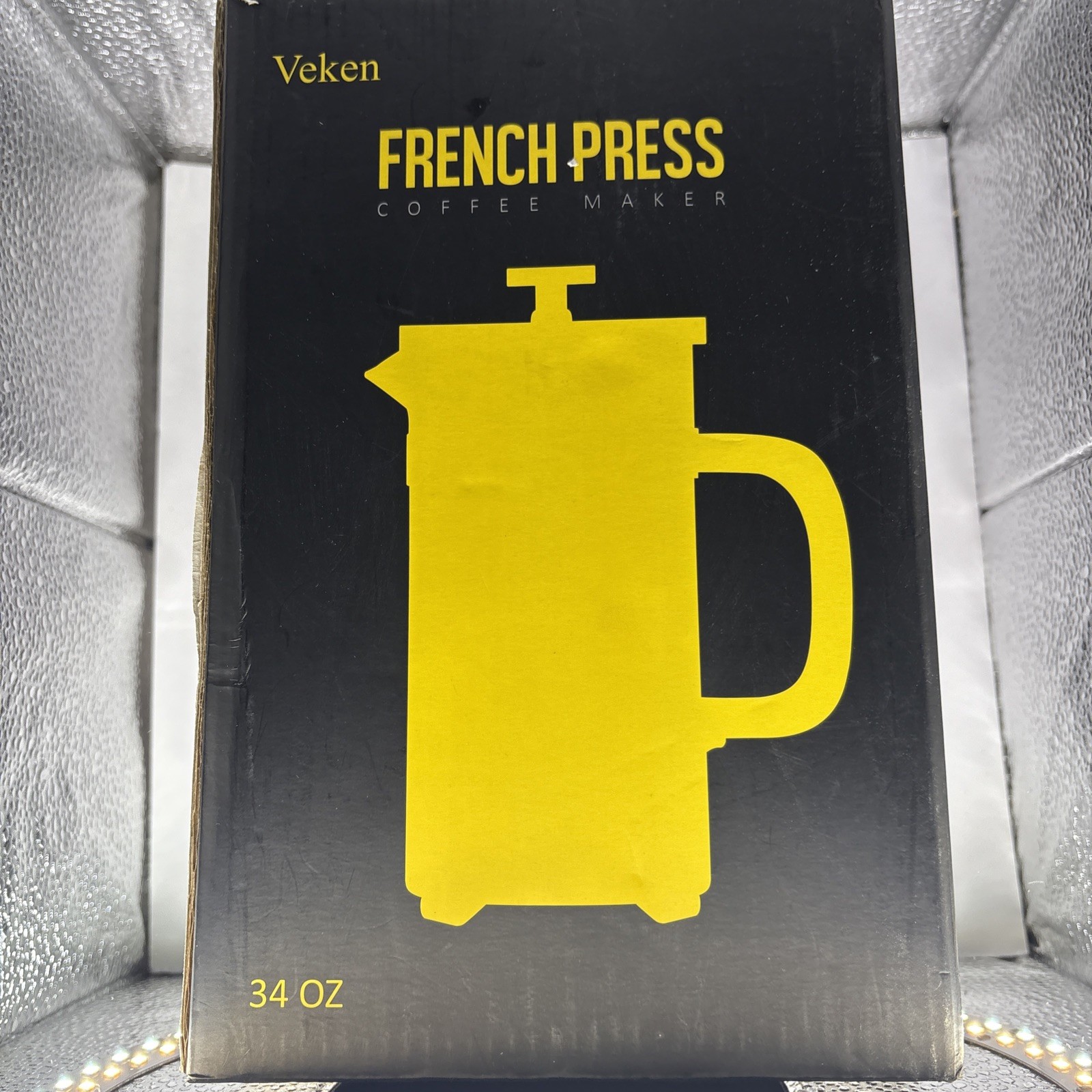 Coffee Maker Glass Stainless Steel 24 Oz.