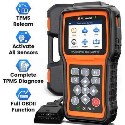 FOXWELL T2000 Pro TPMS-Neuabnahme, Sensoraktivierung Reifendruckprogrammierung