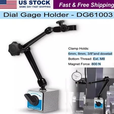 DG61003 Regular Duty Dial Gage Holder Mag Base w/Metal Fine Adjust Replacement