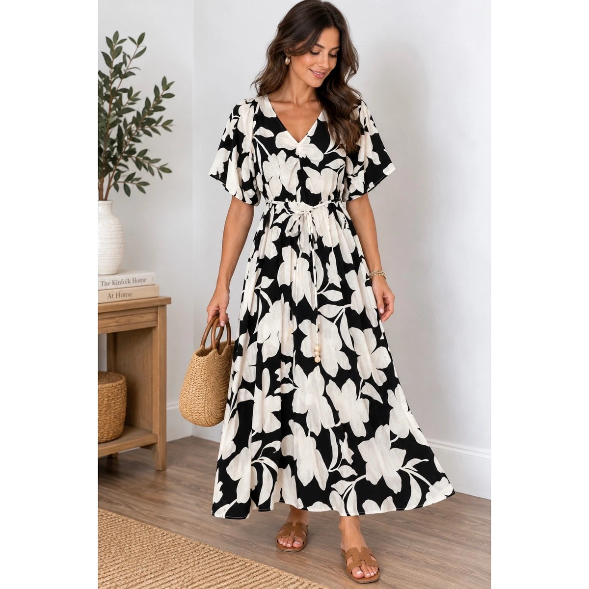 ellen tracy dresses Regular Size for Women for sale promo:2025/08/06 Elaine Chiffon Beaded Maxi Color:Garden Flora Mist 93% polyester Long dresses