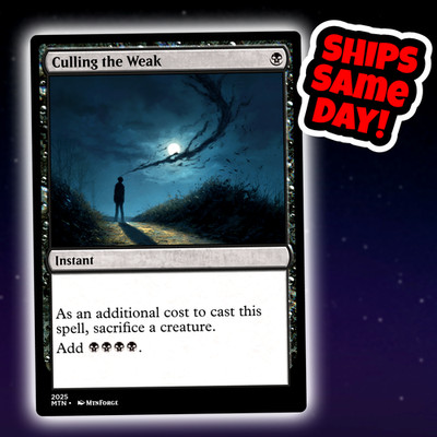 Culling The Weak - Custom Art Magic: The Gathering Playtest Card - Commander EDH