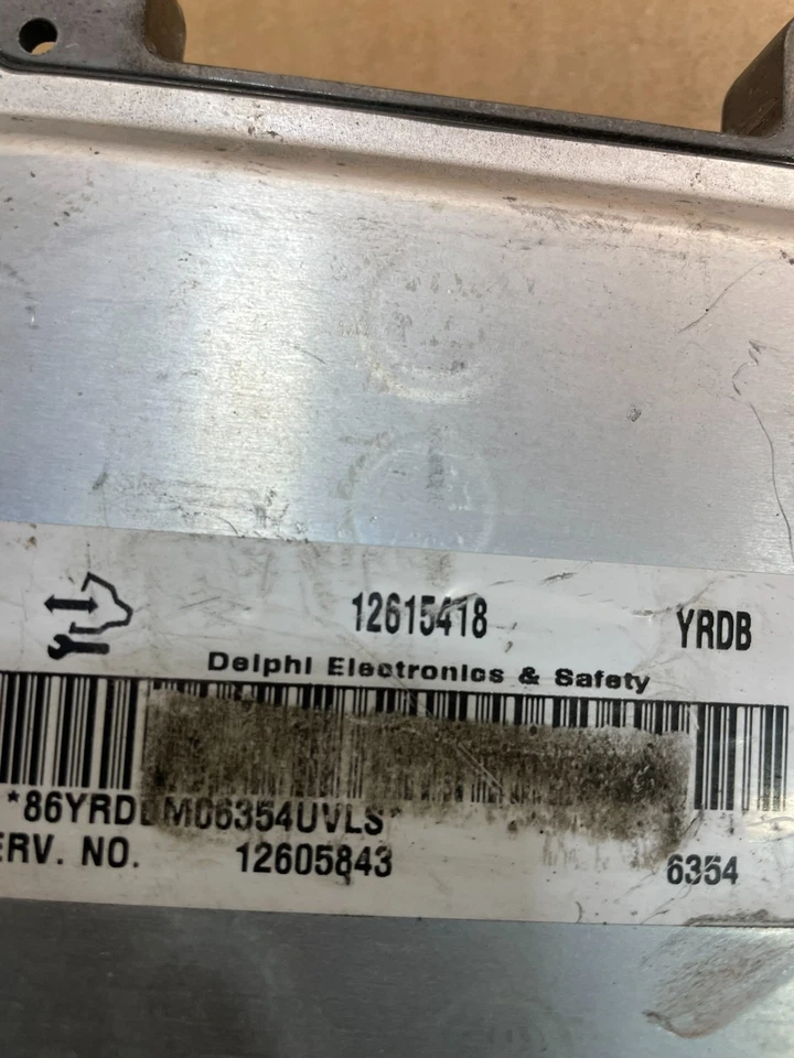 GMC Acadia Traverse 2007 2008 módulo de unidad de control del motor ECM ECU u9181 DG Foto 4 de 4