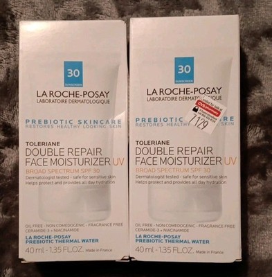 2  La Roche Posay Toleriane Double Repair UV SPF30  1.35oz  (L28)