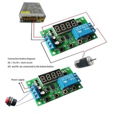 Industrial Delay Timers Relays Module For Precise Timing Controls Applications
