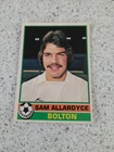 Topps Football Trading Card Red Backs - 1976-77 Season Sam Allardyce