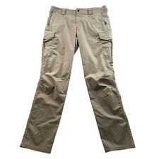 5.11 Tactical Men's Cargo Pants Size 36x34 Ripstop Hiking Outdoors Tan Straight